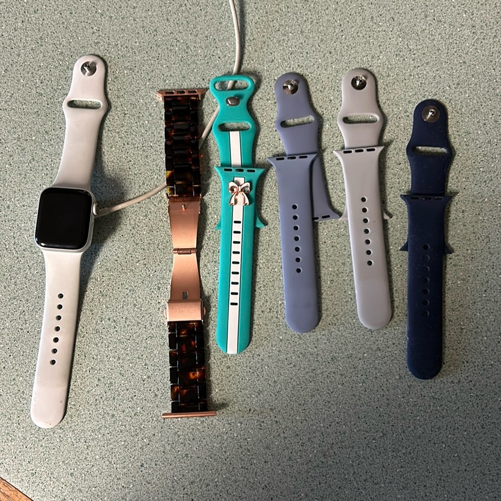 Apple Watch Series 5 with cellular and extra watch bands